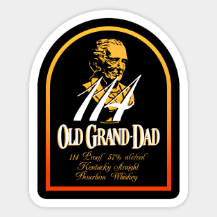 Old Grand-Dad 114 Bourbon Tee (Double Sided) Sticker